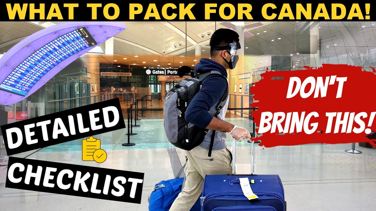 Things to Pack for Canada in 2022 |  Detailed Checklist | Explained in Tamil