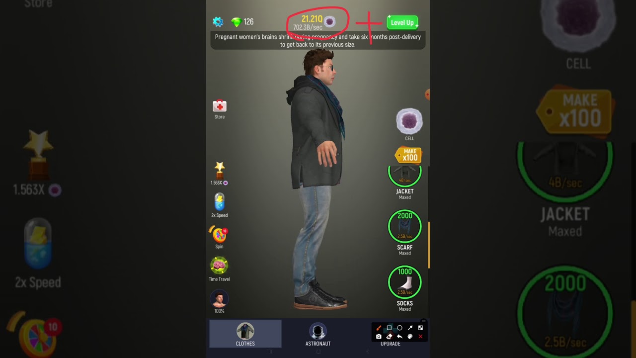 how to get Infinite cells in idle human