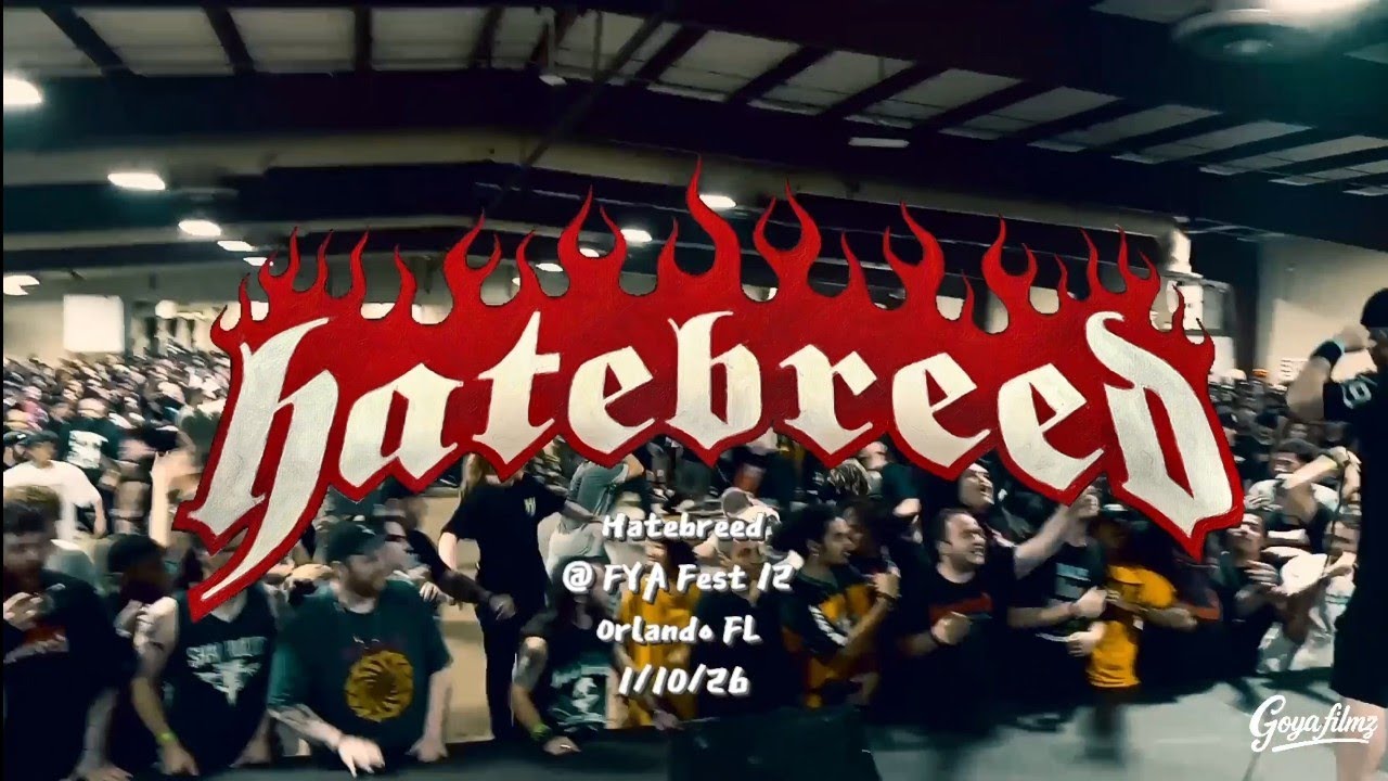 Hatebreed @ FYA Fest 12 Orlando FL 1/10/26