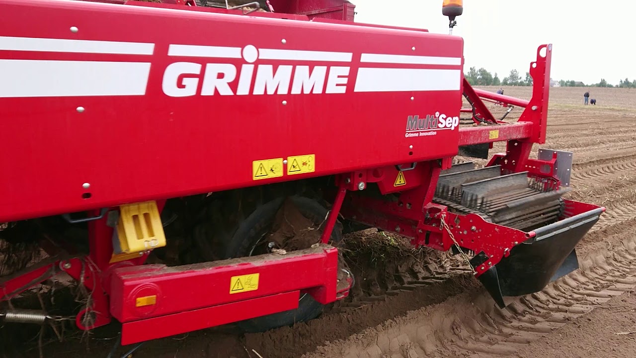 DokaGene Grimme GT170. Уборка картофеля.