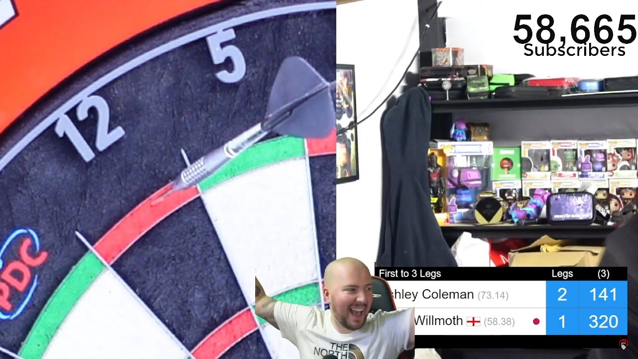 LIVE 9 DARTER BY ASHLEY COLEMAN!!