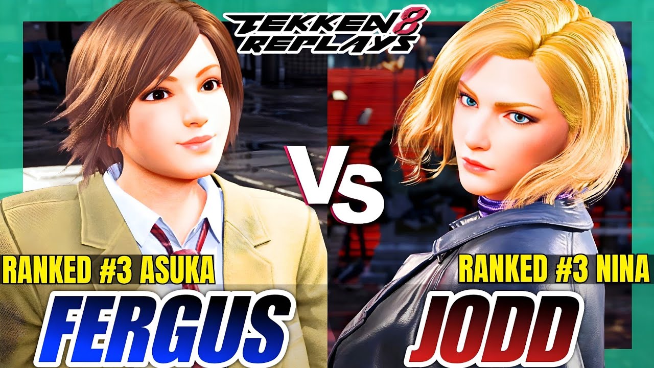 Tekken 8 | Fergus (Asuka) vs Jodd (Nina) | High Level Ranked Match Replay