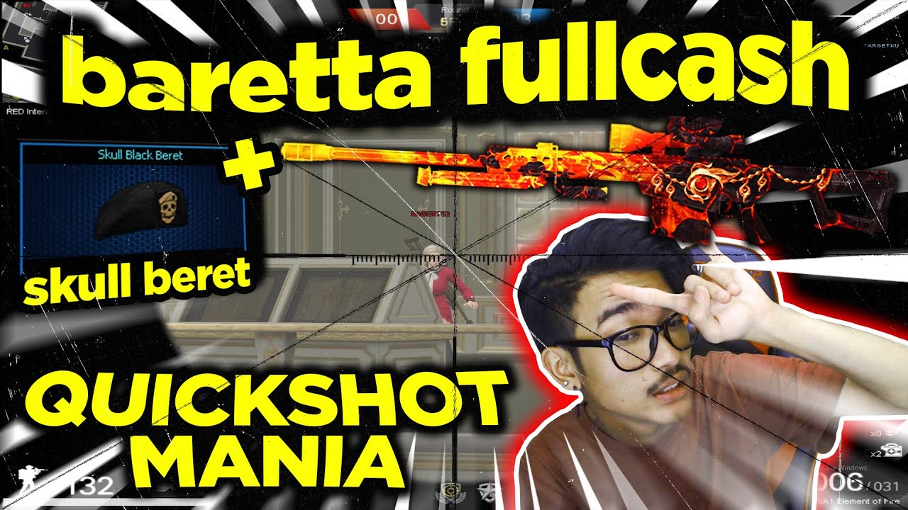 QUICKSHOT BARETTA FULLCASH?? CAHWIGUNA IS ON 🔥🔥 // Point Blank Zepetto Indonesia