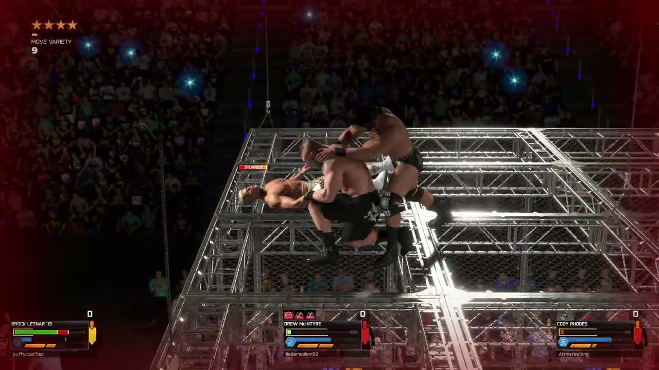 Cody Rhodes vs Drew McIntyre vs Brock Lesnar  Hell İn A Cell Match Online [WWE 2K26]