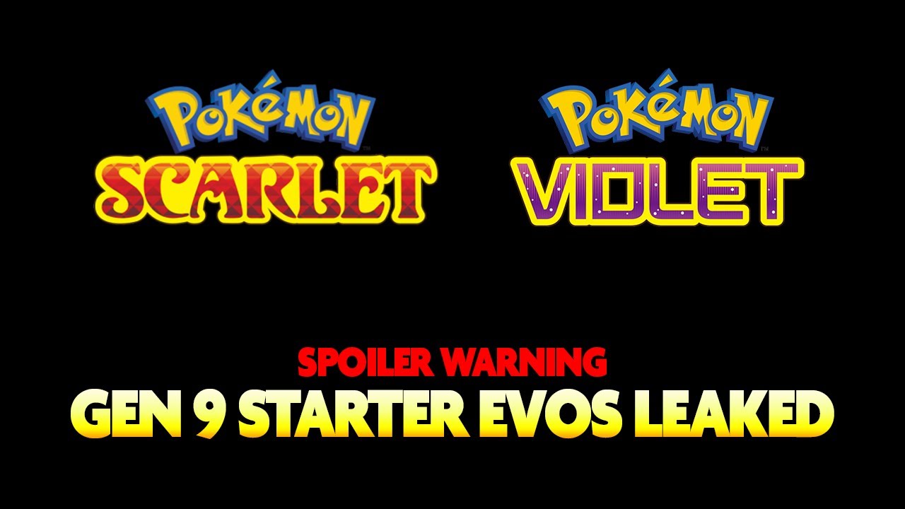GEN 9 STARTER EVOLUTIONS SCREENSHOTS LEAKED! Pokemon Scarlet and Violet #shorts