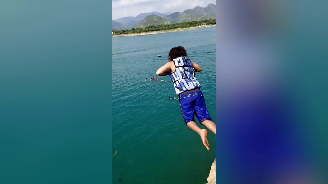 40 Feet High Jump(Cliff Diving) #KhanpurDam #IslamabadVlog