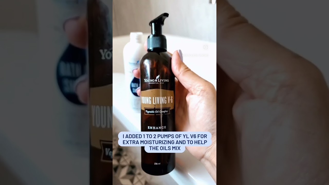 How to make your own Shower Gel using #youngliving Bath and Shower Gel Base and Essential Oils