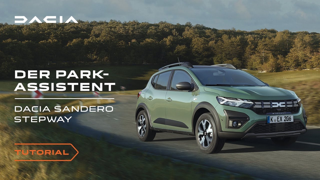 Der neue Dacia Sandero Stepway 2023: So verwendest du den Parkassistenten