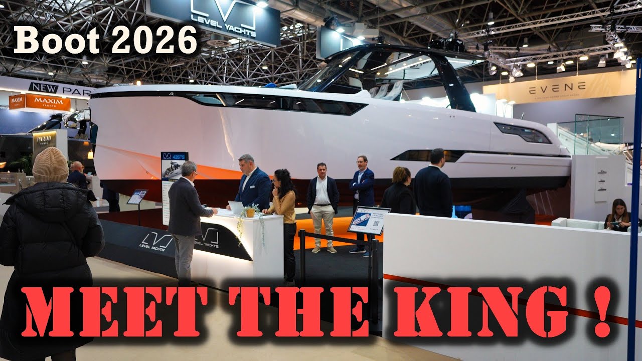Europe has a New King ! Level Yachts Steals the Boot Dűesseldorf Show with the 43 ST (Boat Show)