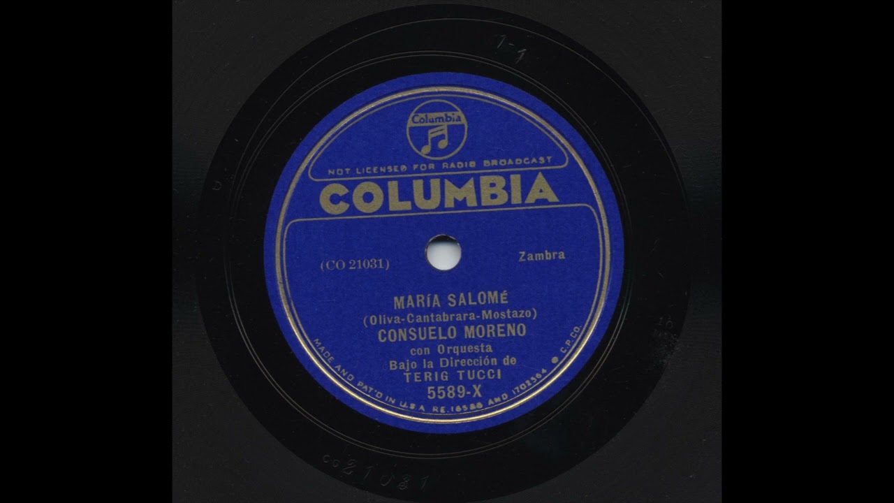 Consuelo Moreno - María Salomé (1937)