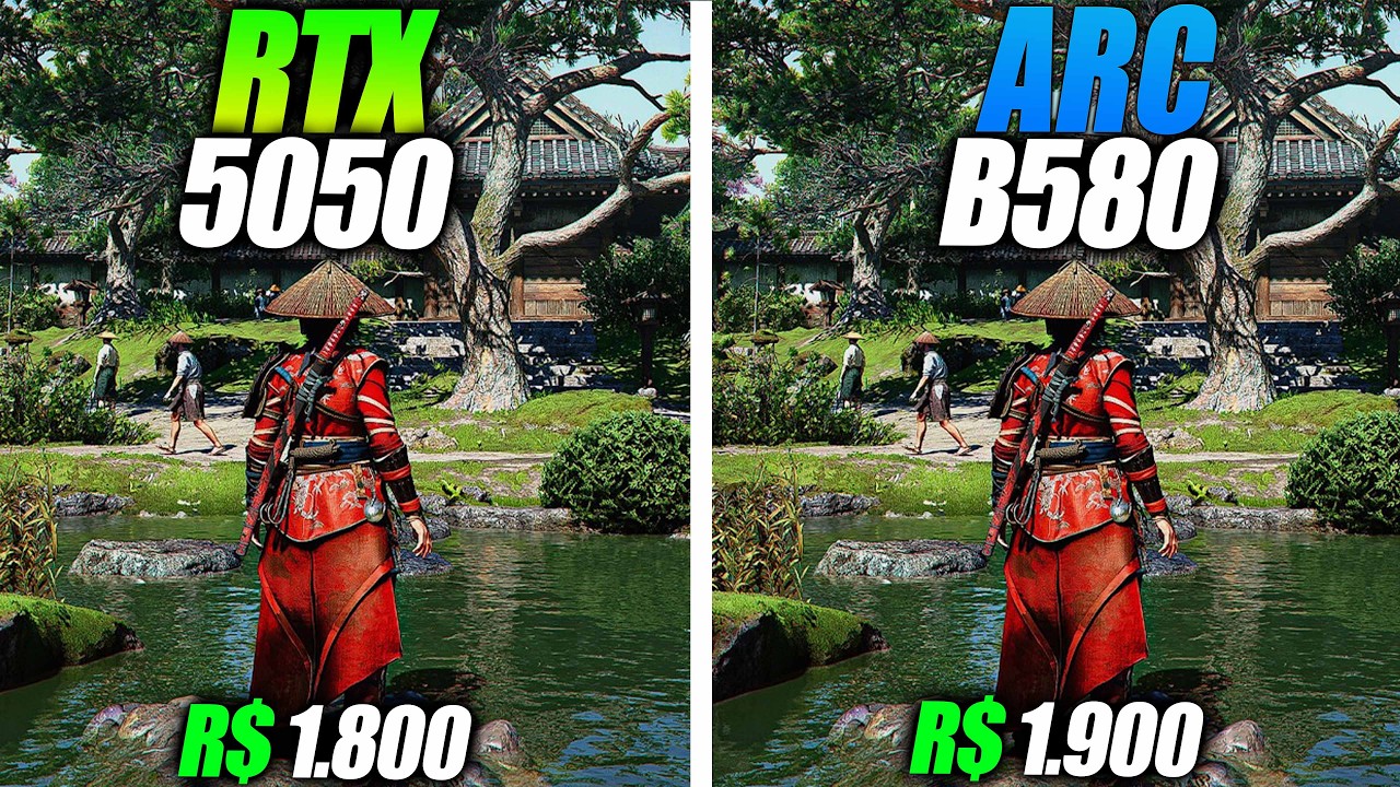 RTX 5050 8GB VS B580 12GB EM QUADHD (2K) — O RESULTADO FOI VERGONHOSO TESTES EM 12 JOGOS