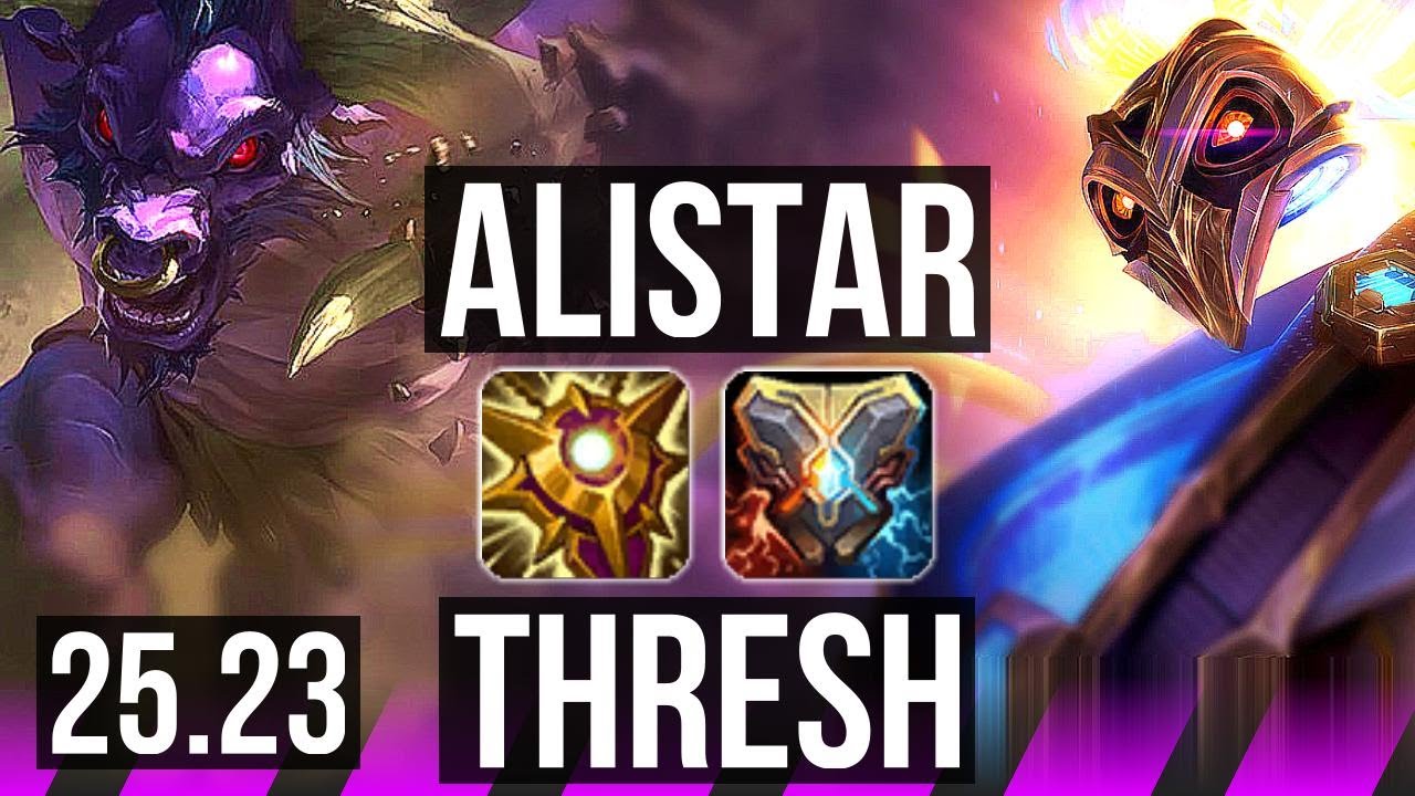 ALISTAR & Kai'Sa vs THRESH & Aphelios (SUP) | KR Grandmaster | 25.23