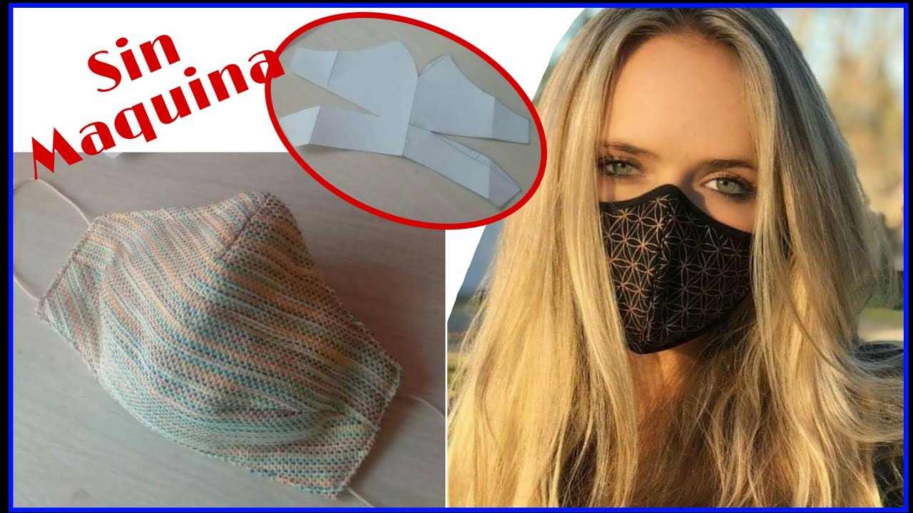 COMO HACER CUBREBOCAS-Como Hacer Tapabocas Casero-Mascarillas de Tela-Barbijos