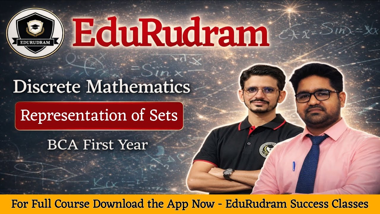 Representation of Sets || Discrete Mathematics || BCA Second Semester #edurudram #aktuexam #aktubca