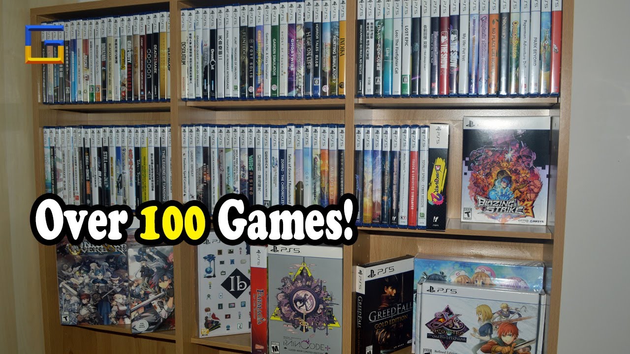 Первый взгляд на мою коллекцию PS5 — более 100 игр, которые вы обычно не видите