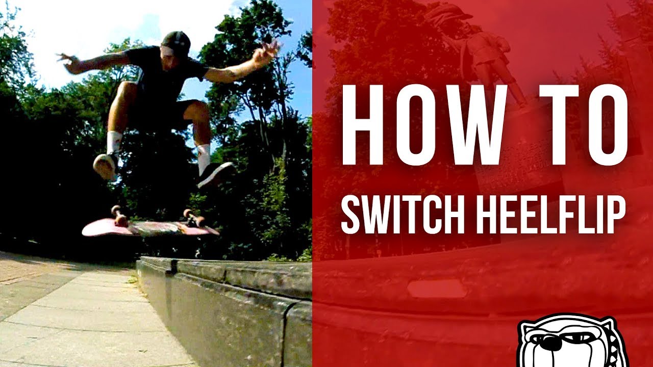 Видео школа скейтбординга - Switch Heelflip [19 серия]