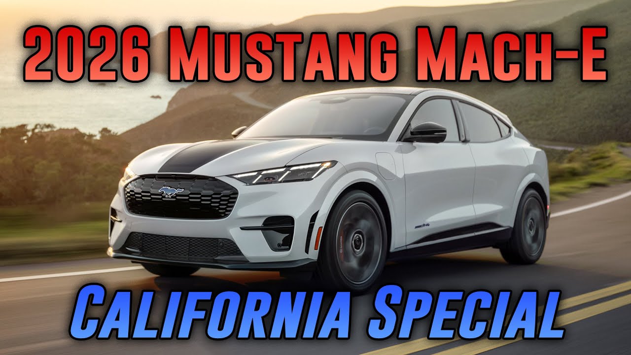 Mustang Mach-E California Special 2026! Только что анонсирован!