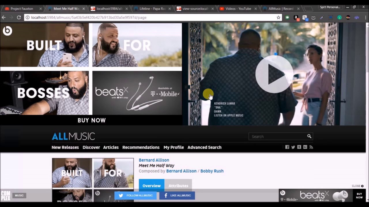 AllMusic Song Analysis - DS4100 Final Project