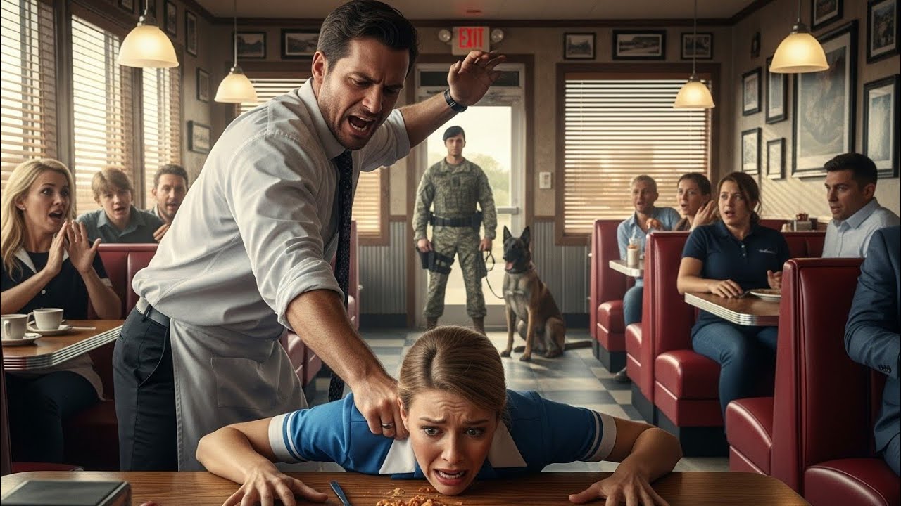 Богатый мажор ударил официантку головой об стол — вошёл морпех и всё изменилось