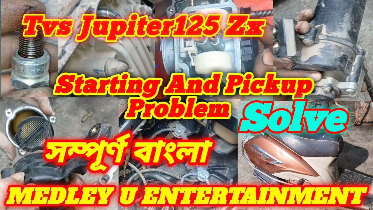 TVS Jupiter 125 ZX BS4 Stops While Riding & Pickup Problem Fix at Home 🔧 | Full Diagnosis