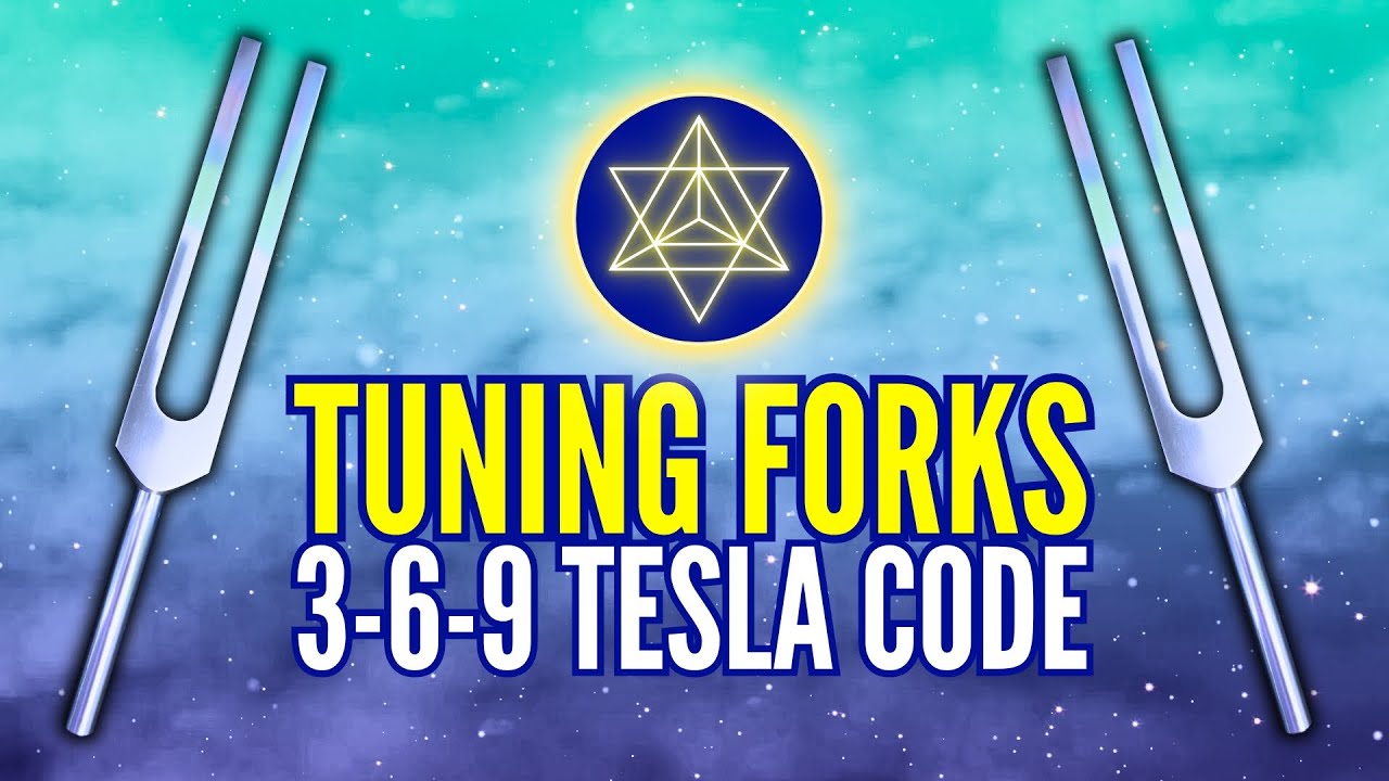 9 HOURS Tuning Forks 369 Hz + 396 Hz + 639 Hz + 963 Hz 😴 Nikola Tesla's 3-6-9 Secret Code