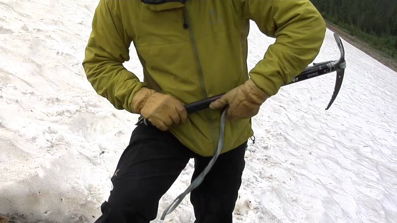 Climbing Tools: Snow walking with a ice axe