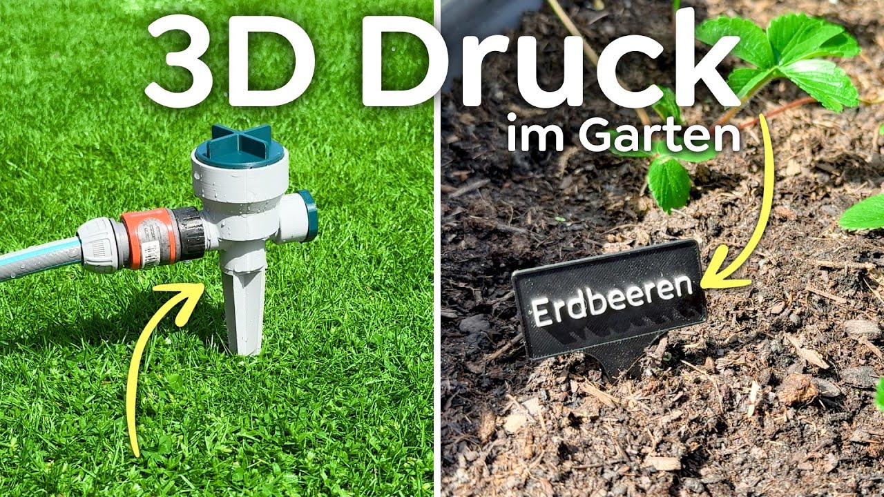 12 3D Drucke für deinen Garten!
