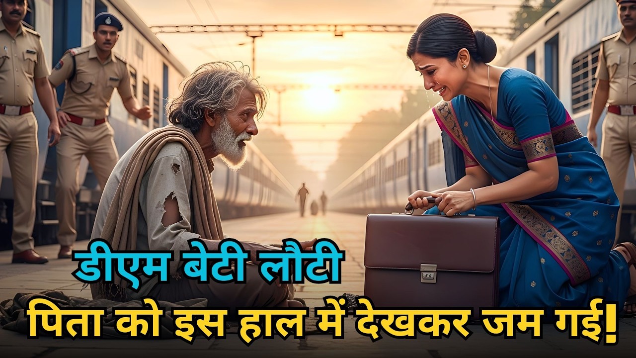 बेटी को DM बनाया, आज उसी पिता के हाथ में भीख का कटोरा — अंत रुला देगा