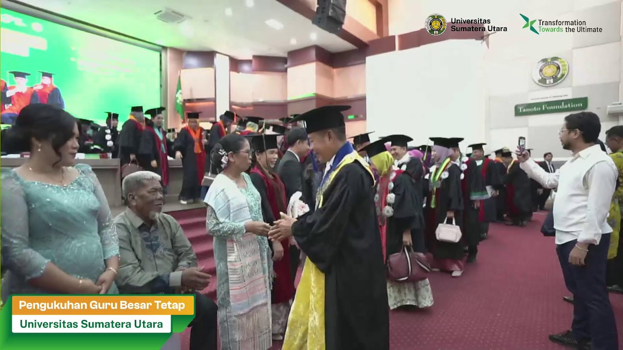 Pengukuhan Guru Besar USU (Senin, 8 September 2025)