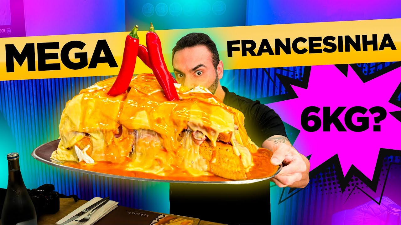 o MAIOR DESAFIO de PORTUGAL!! MEGA Francesinha!