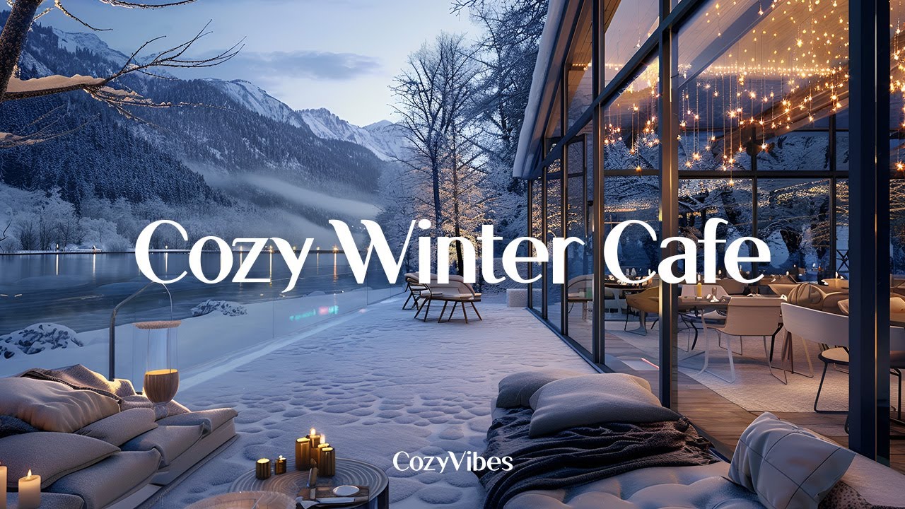 Snow Outside, Warm Inside | Cozy Winter Cafe Music for Study & Deep Focus ❄️☕