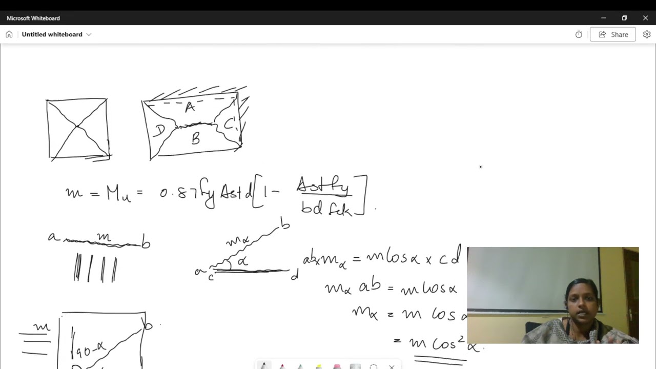 YIELD LINE ANALYSIS BY VIRTUAL WORK METHOD