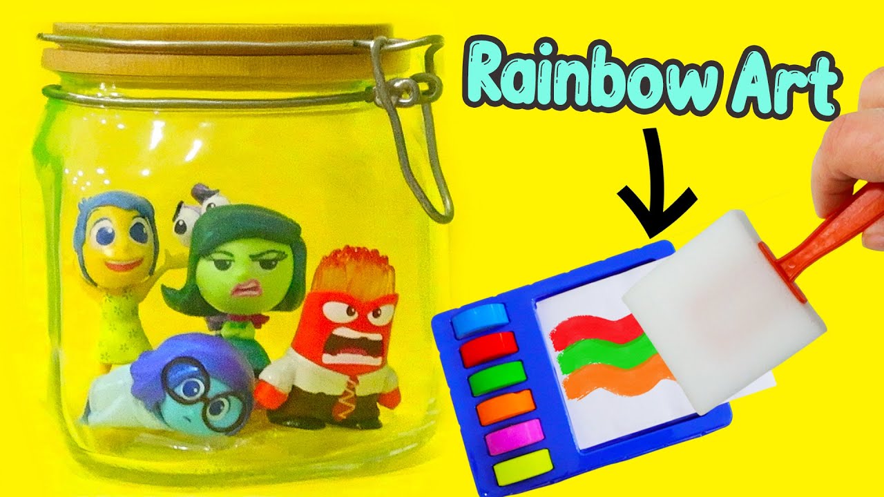 Inside Out 2 DIY Rainbow Art