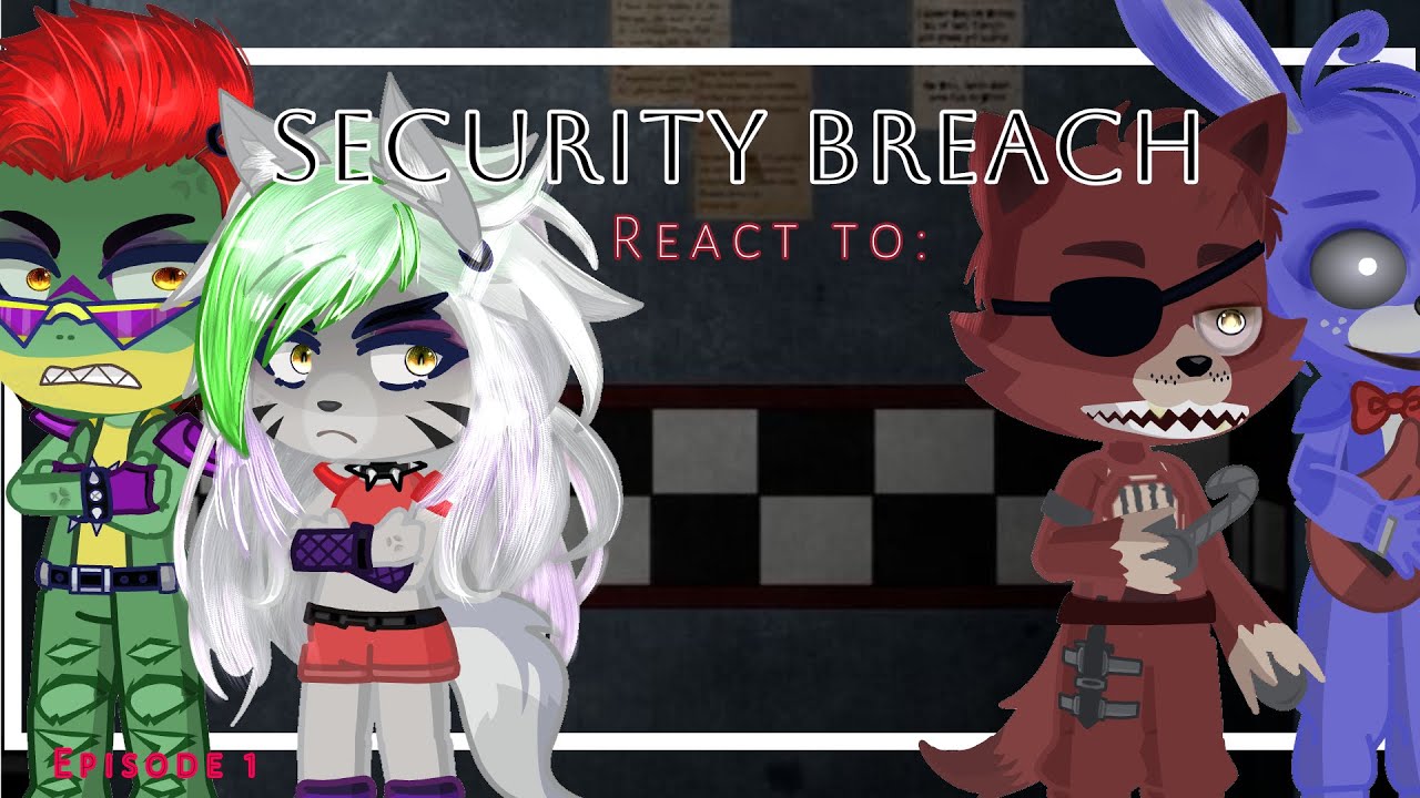 ✭ Security Breach React to The other Locations: FNAF 1 ✭ [1/8]