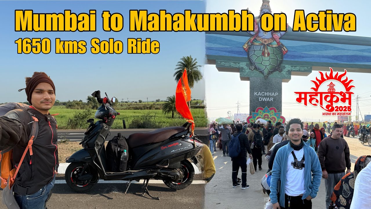 Ep 1 | Mumbai to Mahakumbh on Activa. 1650 kms Solo ride