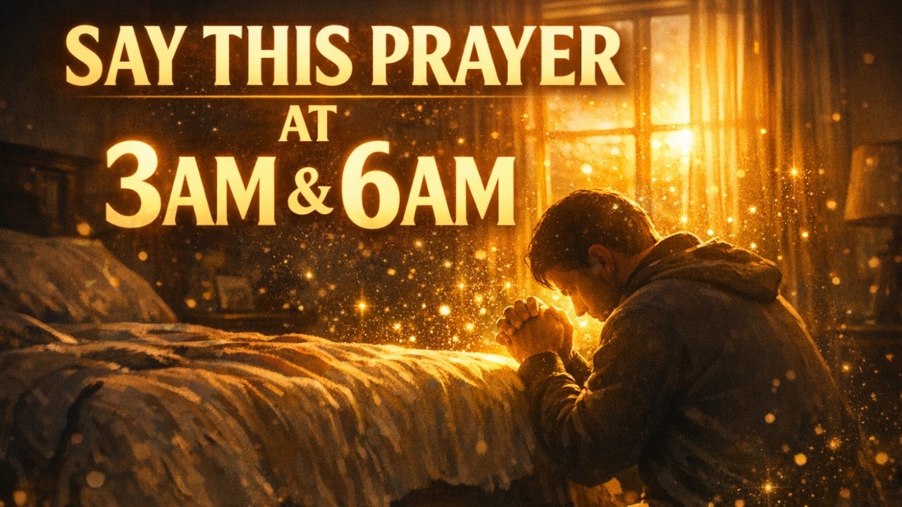 If You Wake Up 3am 6am, Say This Prayer To Speak Blessings Over Yourself
