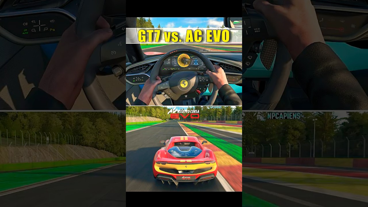 AC EVO vs GT7: Ferrari 296 GTB Sound Battle! 🔊