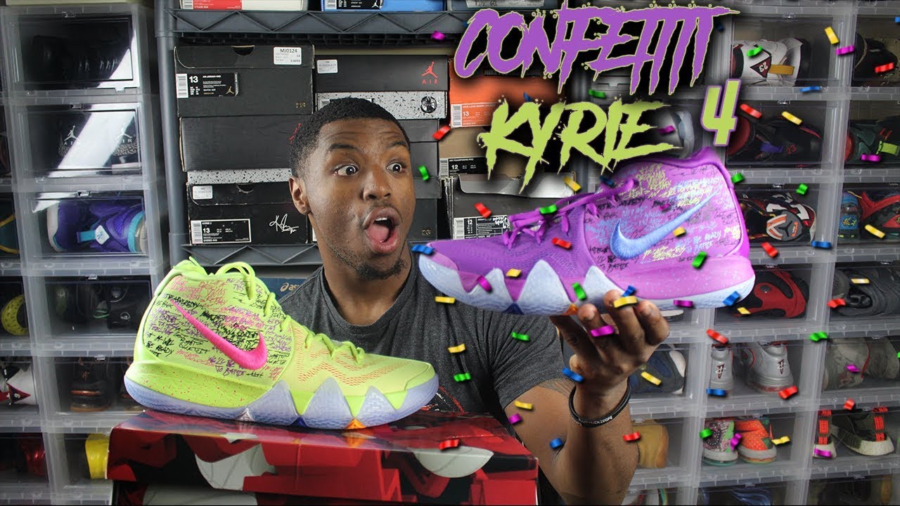 KYRIE 4 CONFETTI!!!!