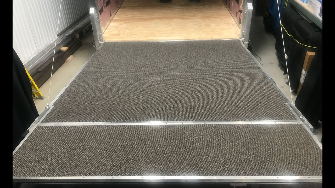 NEO NAV CARGO TRAILER CONVERSION REAR RAMP DOOR INSULATION AND UPGRADES HARLEY DAVIDSON HAULER