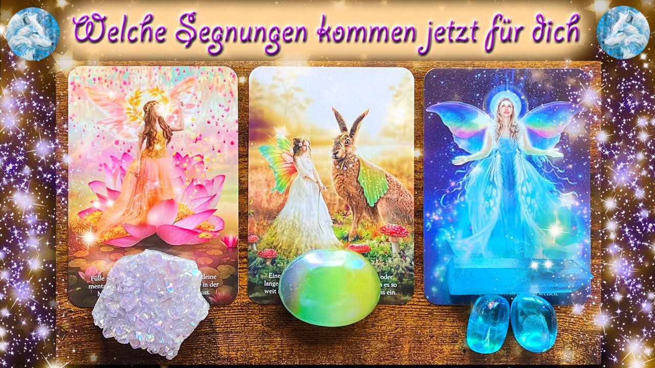 🐺🦄Segen der Feen erreicht dich🦄Auswahlorakel  +📫unboxing Feen Orakel🐺Tarot☆zeitlos