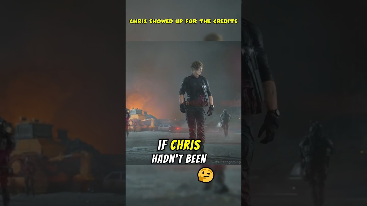 Леон С. Кеннеди Крису Редфилду: в следующий раз постарайся приехать до того, как начнется хаос — ...