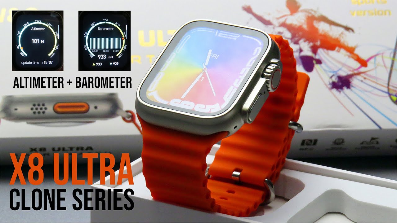 X8 ULTRA smart watch |  Clone series එකට කැමති අයට