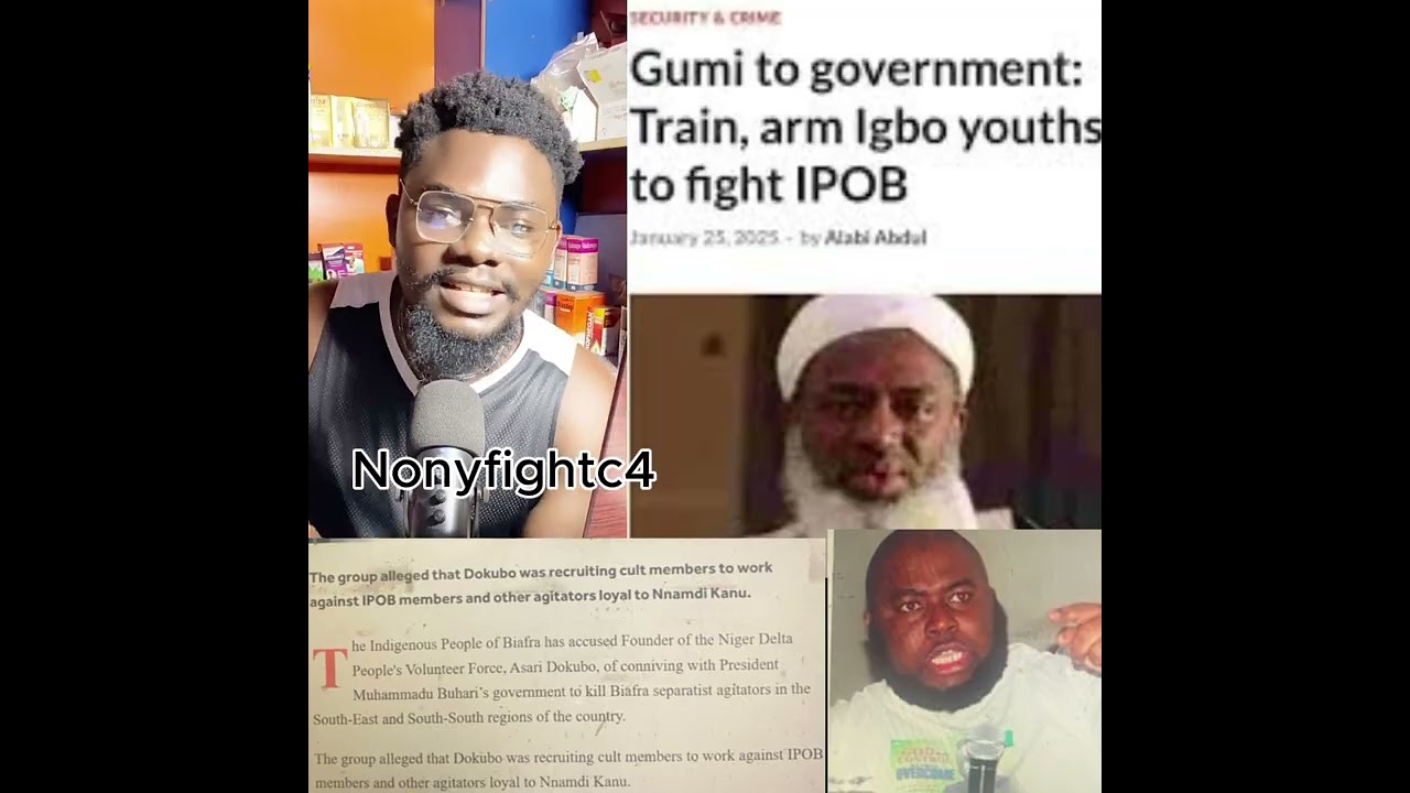 Gumi to Government Train, @rm Igbo youths to f1ght IPOB. 😎😎 #nigeria #nonyfightc4 #freedom #police