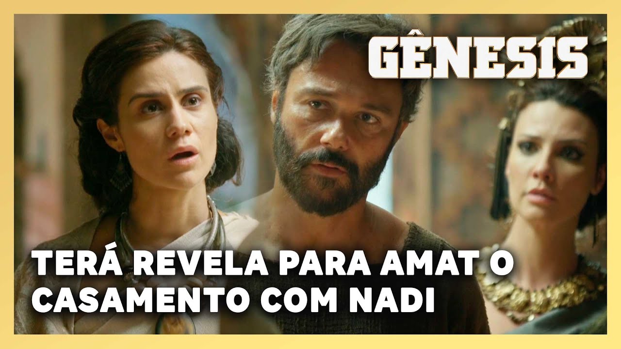 NOVELA GÊNESIS: Terá revela para Amat que vai se casar com Nadi