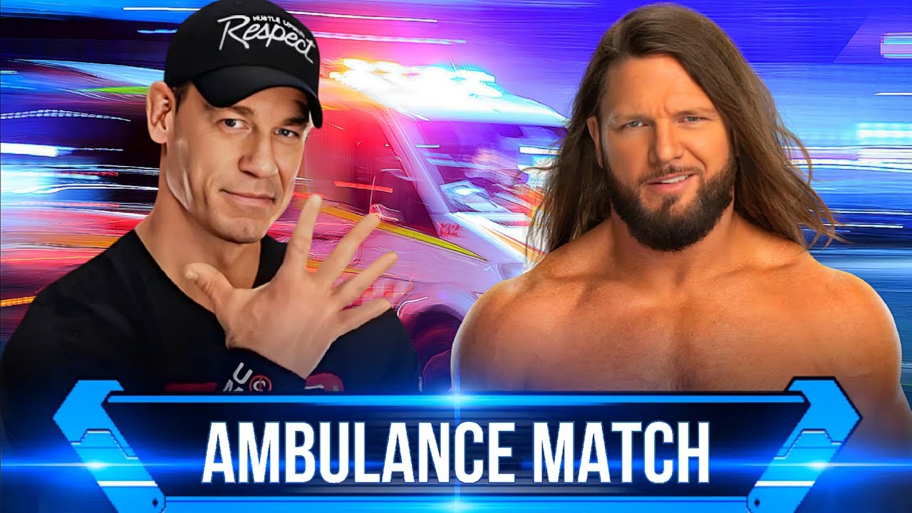 WWE 2K25 | Джон Сина против Эй Джей Стайлза — матч «Скорая помощь»