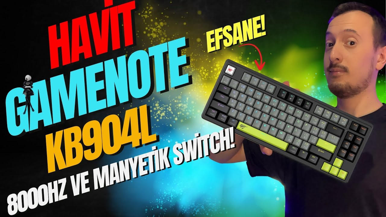 8000Hz ve Manyetik Switch! | Havit Gamenote KB904L Klavye İncelemesi