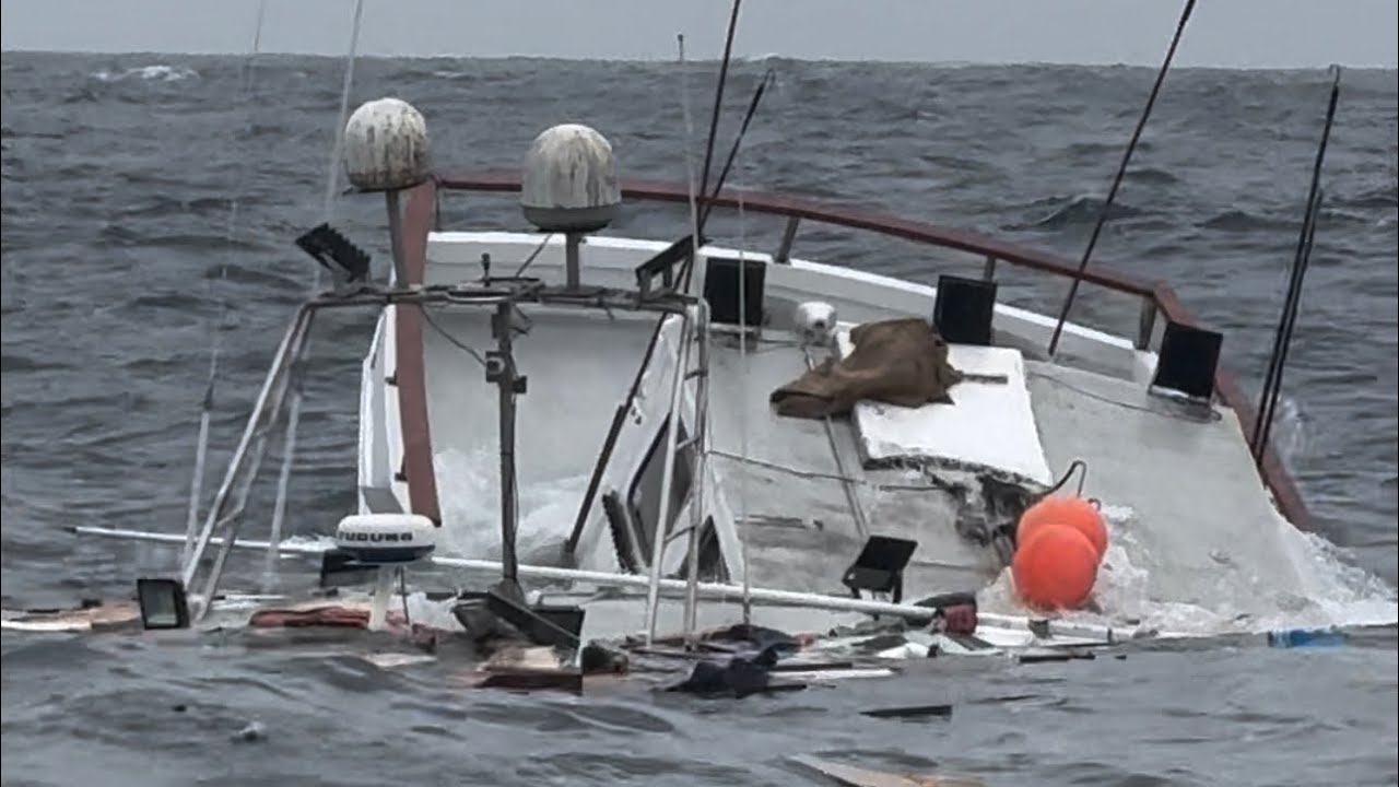 Heading to assist the passengers and crew aboard Jig Strike fishing vessel after receiving Mayday