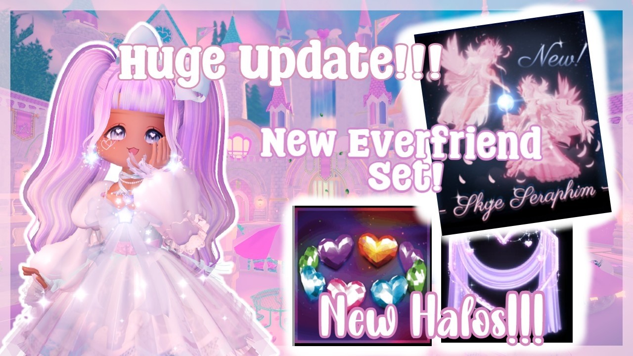 Everfriend set + Gamepass halos out  in Royale High