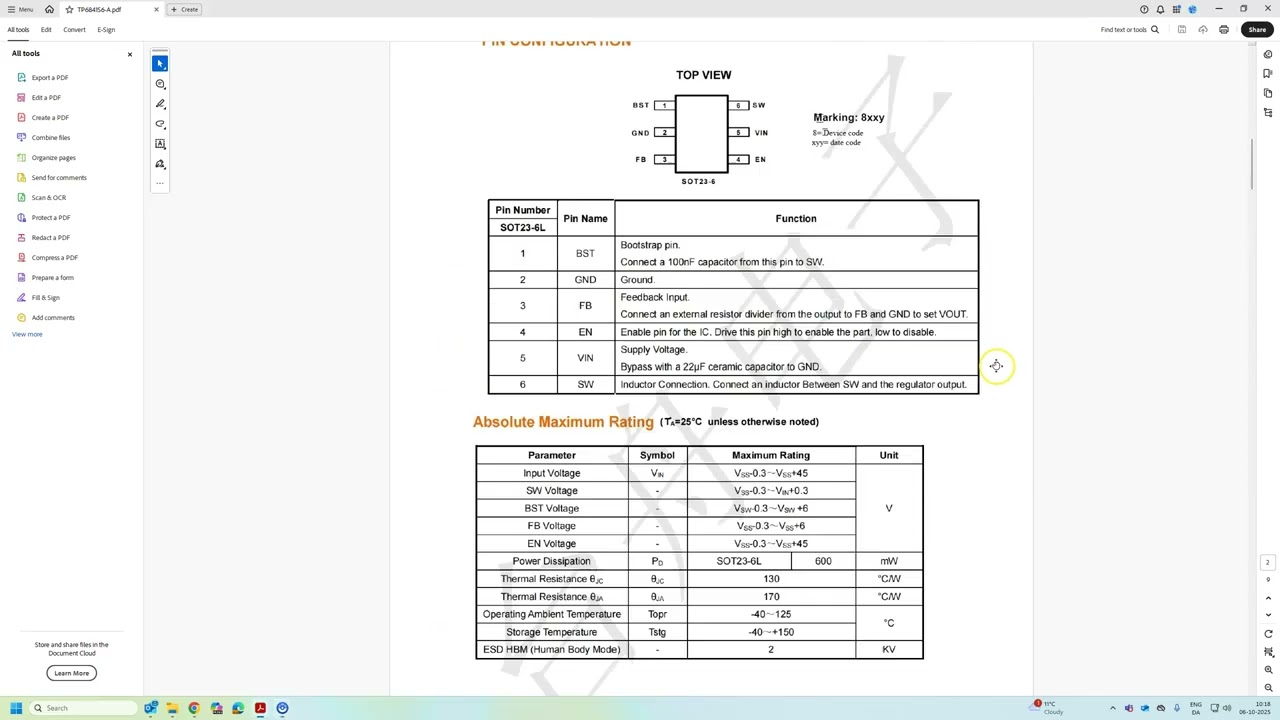 1 -  Buck - TP6841S6 - A Datasheet
