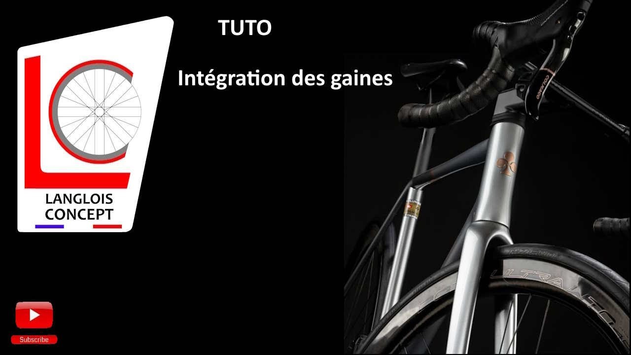 Tuto vélo : gaines totalement intégrées au niveau du cintre